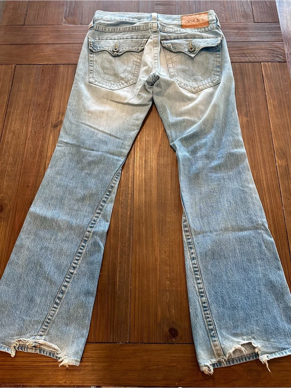 True Religion Vintage Flare Bootcut Jeans Light Wash Made in USA